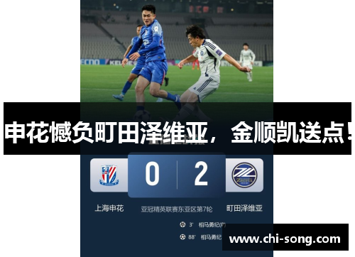 申花憾负町田泽维亚，金顺凯送点！